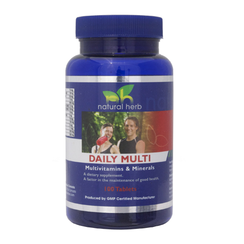 Daily Multi (Multivitamins & Minerals), 100 Tablets Image