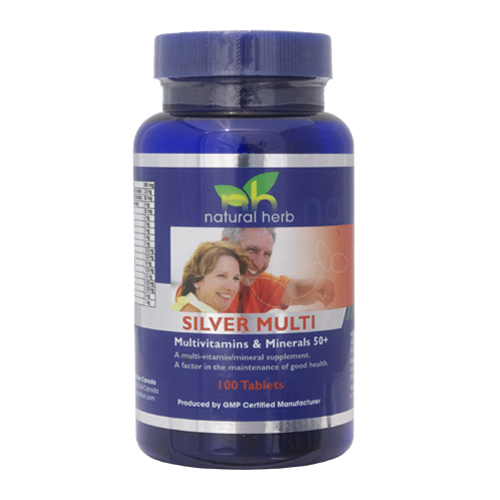 Silver Multi (Multivitamins & Minerals) 50+, 100 Tablets Image