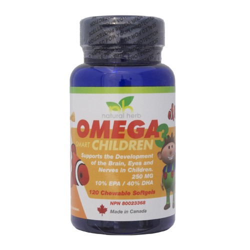 Omega 3, Smart Children, 100 Softgel Capsules Image